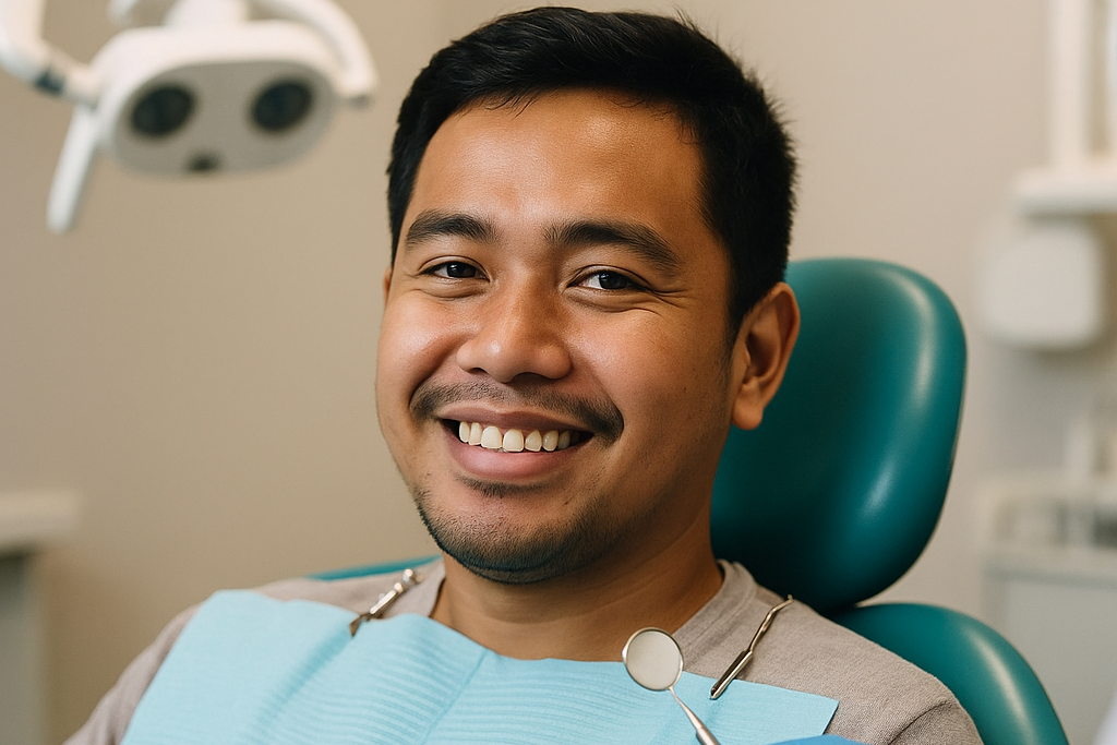 Emergency dentist in Reno examining a patient with severe tooth pain
