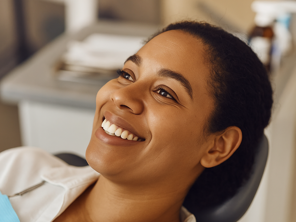 Patient getting numbing from a Reno emergency dentist before treatment